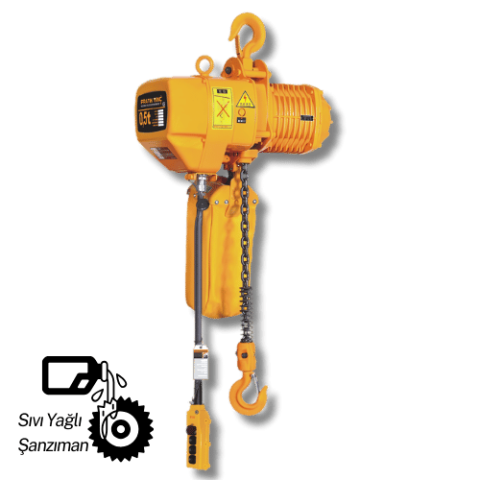 500 Kg Sabit Askılı Elektrikli Zincirli Vinç