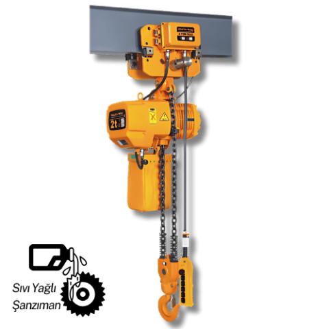 2 Ton Monoray Elektrikli Zincirli Vinç
