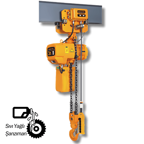 3 Ton Monoray Elektrikli Zincirli Vinç