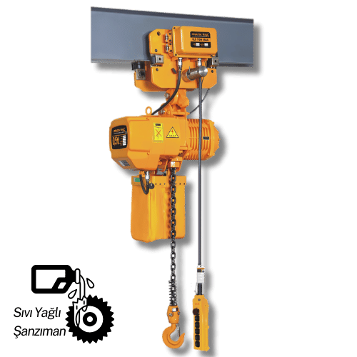 500 Kg Monoray Elektrikli Zincirli Vinç