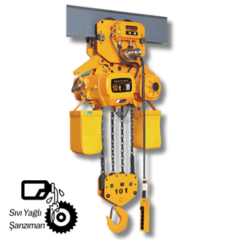 10 Ton Monoray Elektrikli Zincirli Vinç