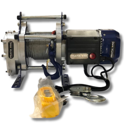 1 Ton Sabit Halatlı Vinç 220V 15-30 Mt