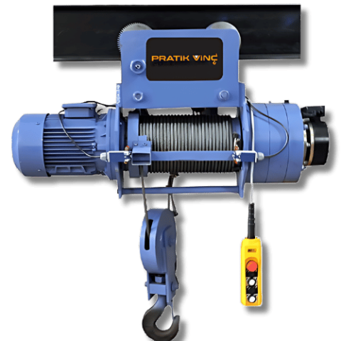 3 Ton 8 Mt Monoray Halatlı Vinç Yerli Üretim