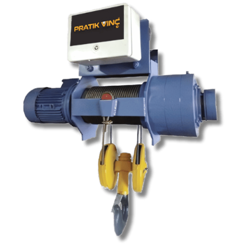 5 Ton 6 Mt Monoray Halatlı Vinç Yerli Üretim