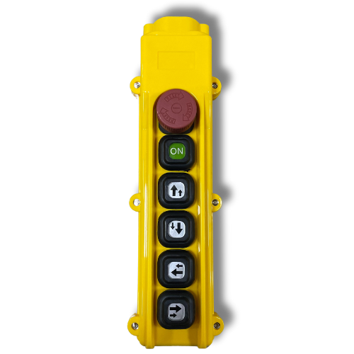 4 Hareketli Çift Hızlı Start Stoplu 24V Vinç Kumandası